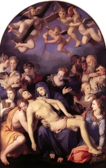 Agnolo Bronzino Deposition of Christ Royalty Free Images Gallery