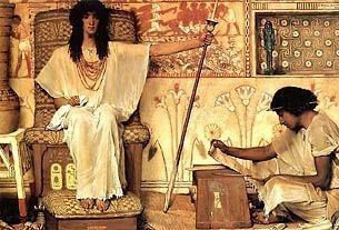 Joseph Overseer Of Pharaohs Granaries by Lawrence Alma Tadema Royalty Free Images