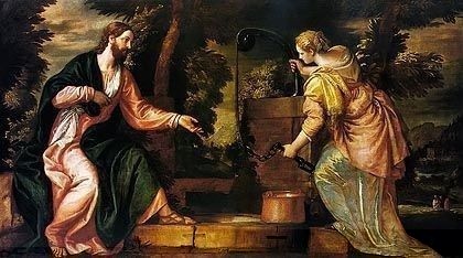 Paolo Veronese, Christ and the Woman of Samaria painting