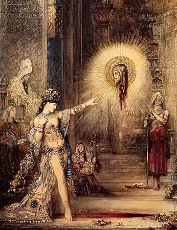 Gustave Moreau painting of The Apparition in high resolution