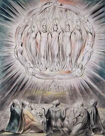 William Blake Annunciation to the Shepherds 1809 Royalty Free Images