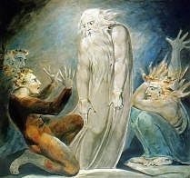 William Blake Ghost of Samuel Appears to Saul Royalty Free Images