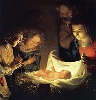 Adoration of the Child, Gerrit van Honthorst
