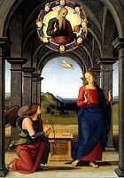 Annunciation by Pietro Perugino