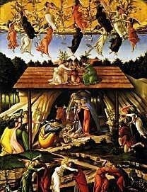 Mystical Nativity by Sandro Botticelli, high resolution