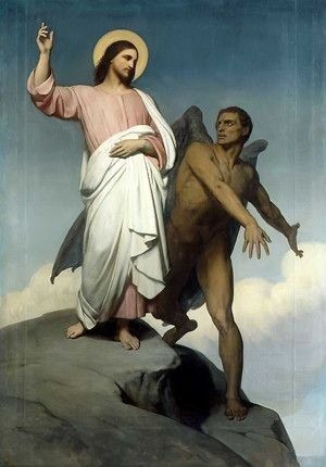 Ary Scheffer Christ Tempted of Satan Free Image Gallery