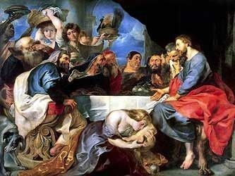 Christ in the House of Simon the Pharisee by Peter Paul Rubens