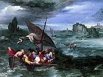 Christ in the Storm on the Sea of Galilee by Brueghel