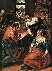Christ in the House of Mary and Martha, Tintoretto