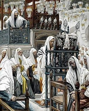 Jesus Unrolls the Book in the Synagogue, James Tissot 1894