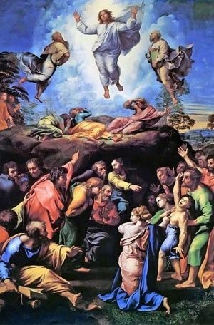 Transfiguration by Raphael high resolution.