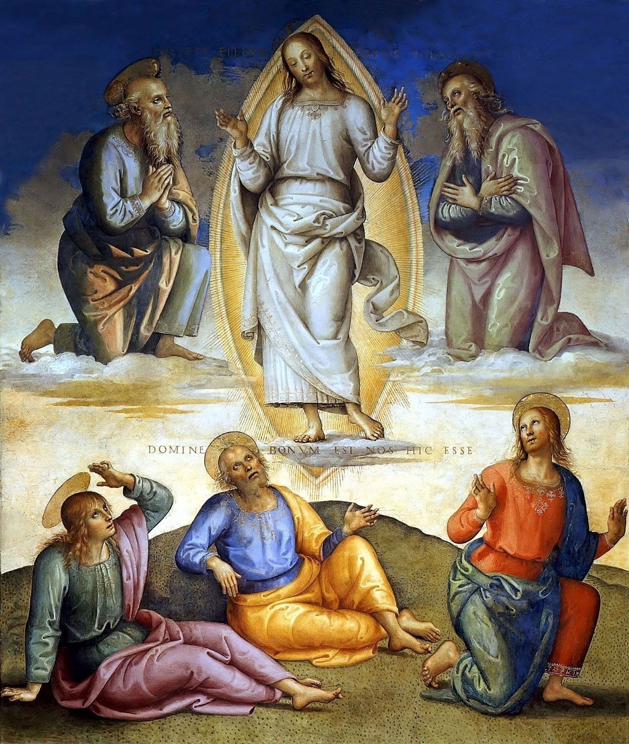 Transfiguration Of Jesus Coloring Page