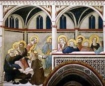 Washing the Feet of Peter, Pietro Lorenzetti Free Bible Art Images