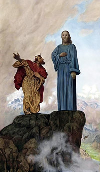 The Temptation of Christ by Thoma