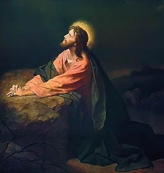 Christ In The Garden of Gethsemane by Heinrich Hofmann high resolution image