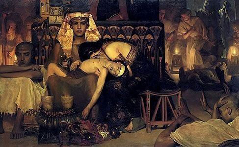 Alma Tadema Death of the Firstborn Royalty Free Images