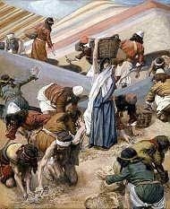 Gathering of the Manna by James Jacques Joseph Tissot