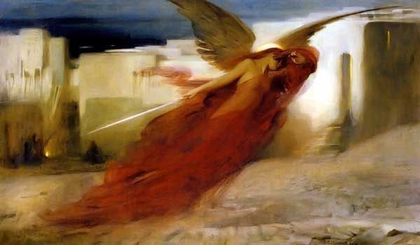 And There Was A Great Cry In Egypt by Arthur Hacker