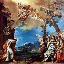 Abraham and the Three Angels, Sebastiano Ricci 1695