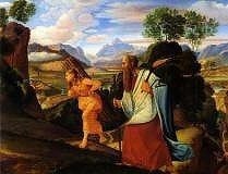 Abraham and Isaac by Johann Heinrich Ferdinand Olivier