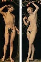 Adam and Eve by Lucas Cranach the Elder 1528