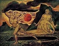 Cain Fleeing by William Blake high resolution