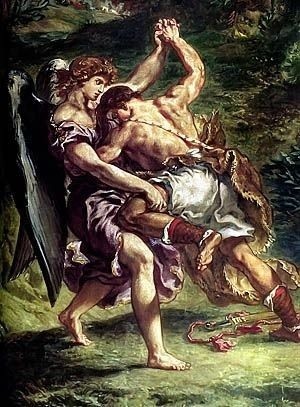 Jacob Wrestling with God, Royalty Free Images