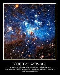 Psalm 147 Celestial Wonder print