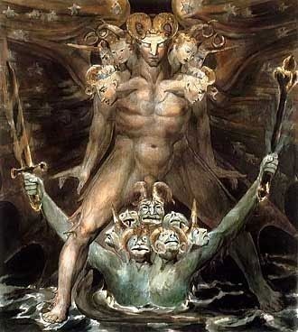 Great Red Dragon and Beast by William Blake