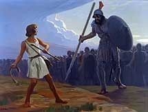 David and Goliath by Gebhard Fugel