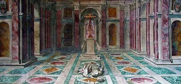 Idol Falls before the Ark, Raphael Room the Vatican