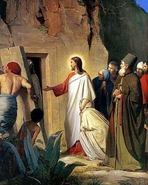 Raising Lazarus by Carl Bloch
